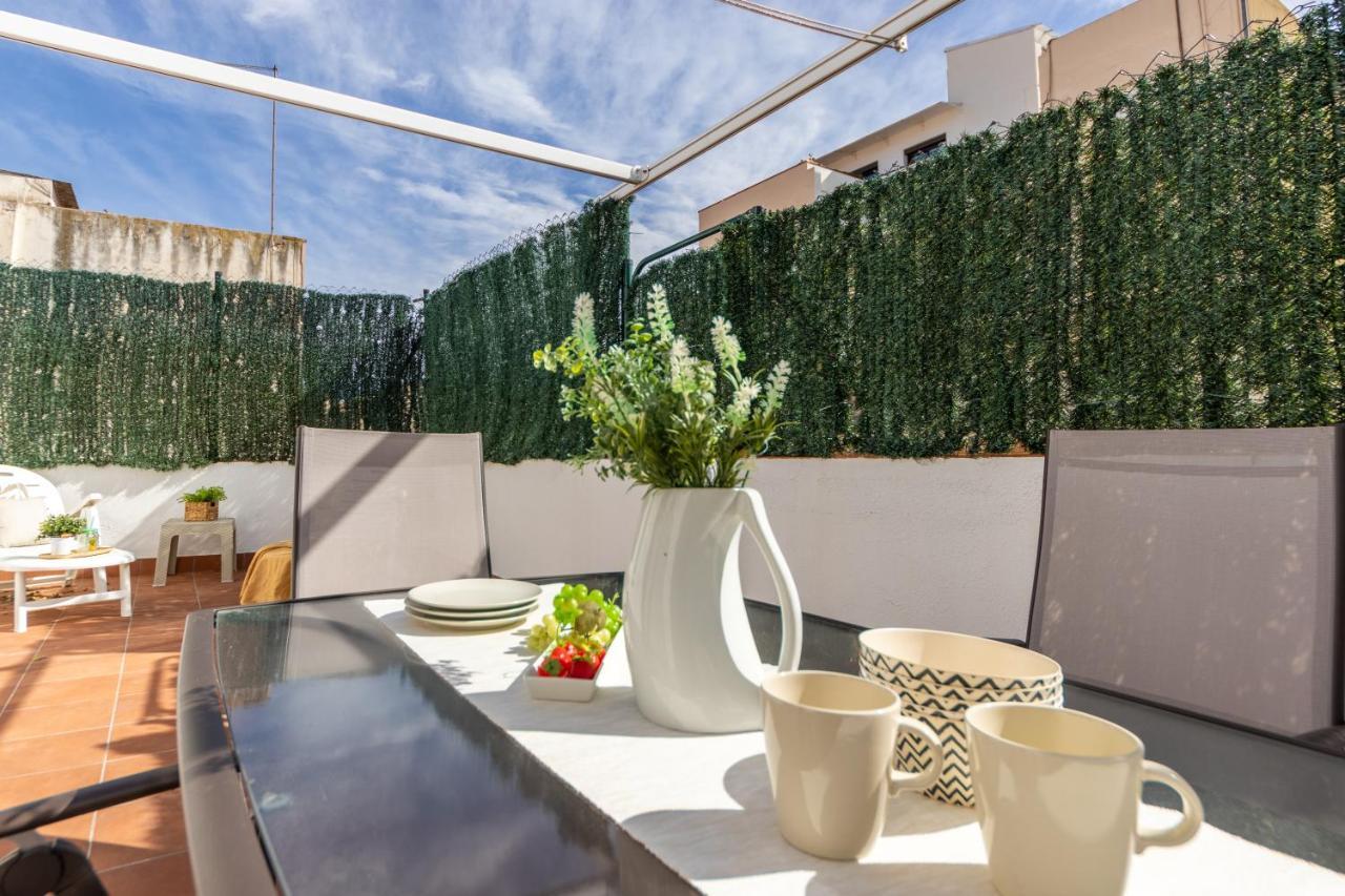 Ferienwohnung Wooow!!! Atic Centric Amb Terrassa Tarragona Exterior foto